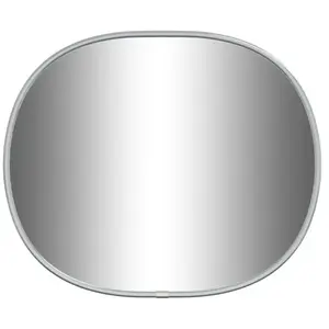 vidaXL Miroir mural Argenté 30x25 cm pas cher