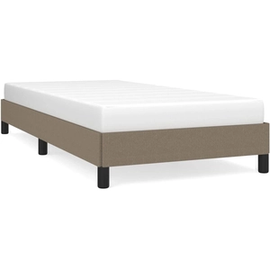 vidaXL Cadre de lit Taupe 80 x 200 cm Tissu pas cher