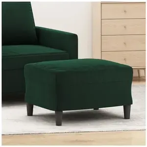 Comparateur de prix : vidaXL Repose-pied Vert foncé 60x50x41 cm Velours