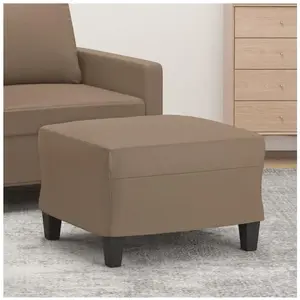 vidaXL Repose-pied Cappuccino 60x50x41 cm Similicuir pas cher