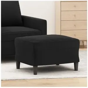 Comparateur de prix : 349298 vidaXL Repose-pied Noir 60x50x41 cm Velours