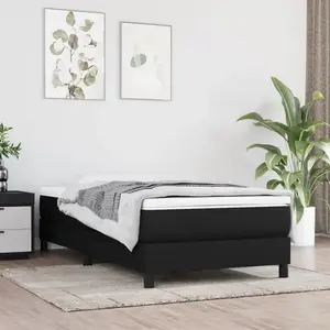 Comparateur de prix : vidaXL Cadre de lit Noir 80x200 cm Tissu