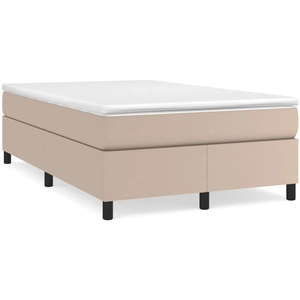 vidaXL Cadre de lit sans matelas cappuccino 160x200 cm similicuir pas cher