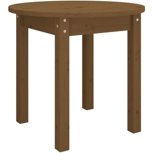 vidaXL Table basse Marron miel Ø 55x45 cm Bois massif de pin pas cher