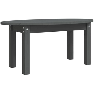 vidaXL Table basse Gris 110x55x45 cm Bois massif de pin pas cher