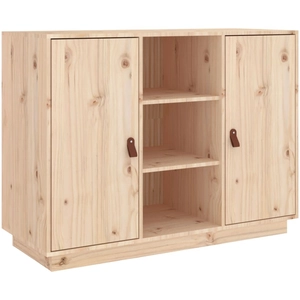 vidaXL Buffet 100x40x75 cm Bois massif de pin pas cher