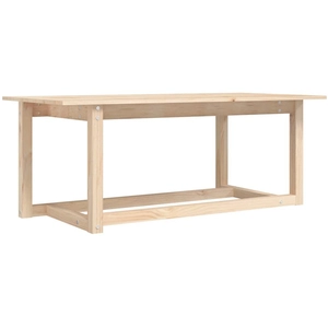 vidaXL Table basse 110x55x45 cm Bois massif de pin pas cher