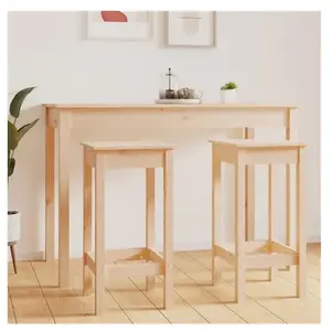 vidaXL Chaises de bar lot de 2 40x40x78 cm bois de pin solide pas cher