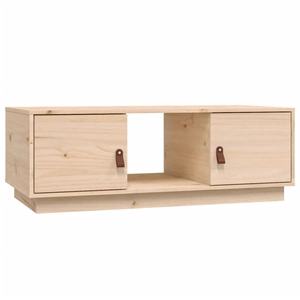 vidaXL Table basse 100x50x35 cm Bois massif de pin pas cher