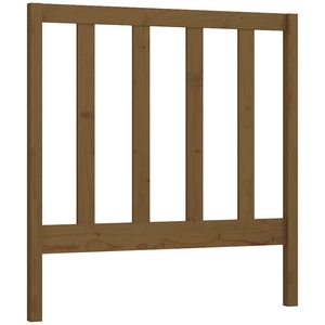 vidaXL Tête de lit Marron miel 95x4x100 cm Bois massif de pin pas cher
