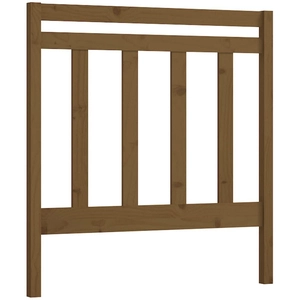 vidaXL Tête de lit Marron miel 95x4x100 cm Bois massif de pin pas cher