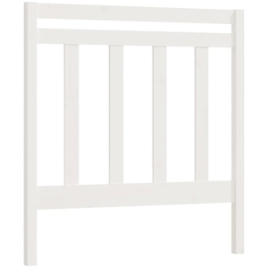 vidaXL Tête de lit Blanc 95x4x100 cm Bois massif de pin pas cher