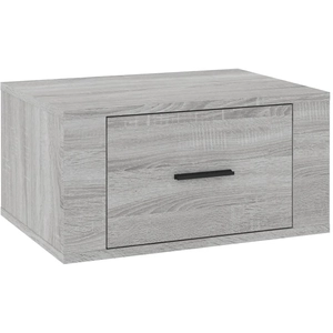 vidaXL Tables de chevet murales 2 pcs Sonoma gris 50x36x25 cm pas cher