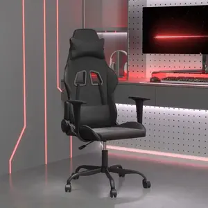 vidaXL Chaise de jeu Noir Similicuir pas cher