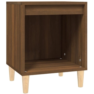 vidaXL Table de chevet Chêne marron 40x35x50 cm pas cher
