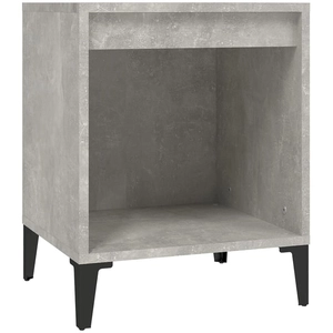 Comparateur de prix : vidaXL Table de chevet Gris béton 40x35x50 cm