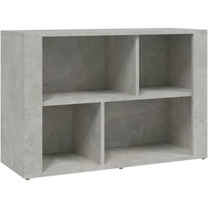 vidaXL Buffet Gris béton 80x30x54 cm Bois d'ingénierie pas cher