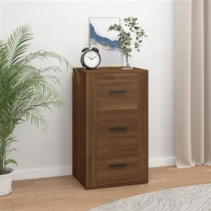 vidaXL Buffet Chêne marron 40x33x70 cm Bois d'ingénierie