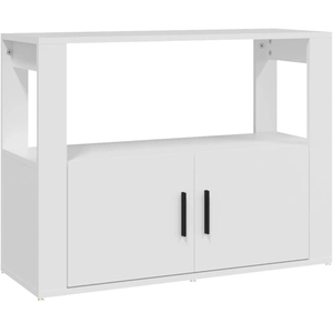 vidaXL Buffet Blanc 80x30x60 cm Bois d'ingénierie