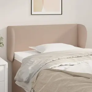 Non communiqué vidaXL Tête de lit avec oreilles Cappuccino 103x23x78/88 cm Similicuir pas cher
