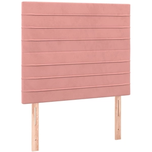 vidaXL Têtes de lit 4 pcs Rose 72x5x78/88 cm Velours pas cher