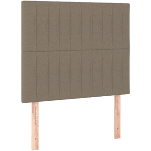 vidaXL Têtes de lit 4 pcs Taupe 72x5x78/88 cm Tissu pas cher