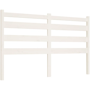 vidaXL Tête de lit Blanc 96x4x100 cm Bois massif de pin pas cher