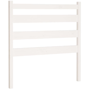 vidaXL Tête de lit Blanc 106x4x100 cm Bois massif de pin pas cher