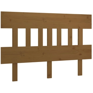 vidaXL Tête de lit Marron miel 138,5x3x81 cm Bois massif de pin pas cher