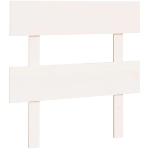 vidaXL Tête de lit Blanc 93,5x3x81 cm Bois massif de pin pas cher