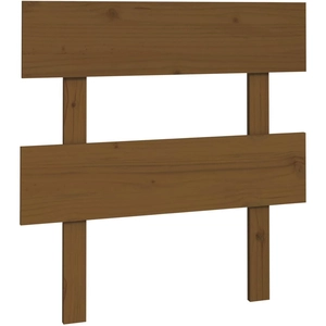 vidaXL Tête de lit Marron miel 93,5x3x81 cm Bois massif de pin pas cher