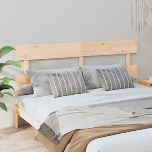 vidaXL Tête de lit 204x3x81 cm Bois massif de pin pas cher