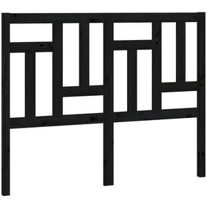 Comparateur de prix : vidaXL Tête de lit Noir 205,5x4x100 cm Bois massif de pin