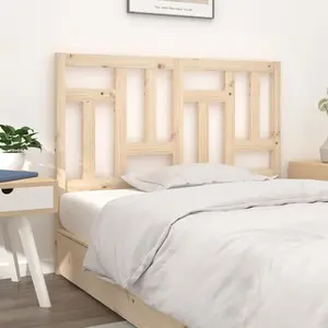 vidaXL Tête de lit 125,5x4x100 cm Bois massif de pin pas cher