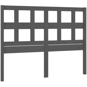 vidaXL Tête de lit Gris 165,5x4x100 cm Bois massif de pin pas cher