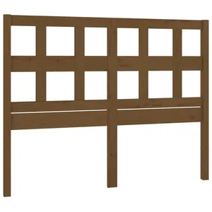 Comparateur de prix : vidaXL Tête de lit Marron miel 145,5x4x100 cm Bois massif de pin