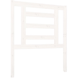 vidaXL Tête de lit Blanc 81x4x100 cm Bois massif de pin pas cher