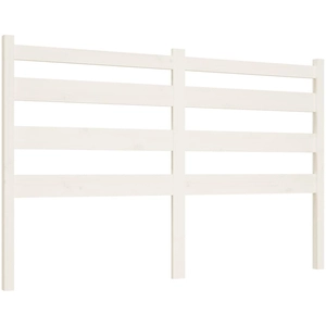 vidaXL Tête de lit Blanc 206x4x100 cm Bois massif de pin pas cher