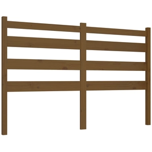 vidaXL Tête de lit Marron miel 186x4x100 cm Bois massif de pin pas cher