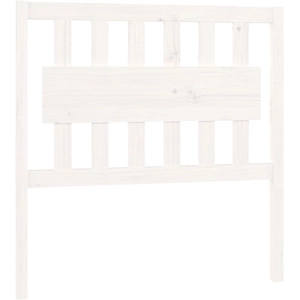 Comparateur de prix : vidaXL Tête de lit Blanc 95,5x4x100 cm Bois massif de pin