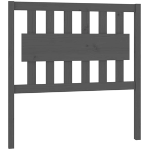vidaXL Tête de lit Gris 95,5x4x100 cm Bois massif de pin pas cher