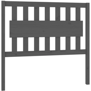 Comparateur de prix : vidaXL Tête de lit Gris 105,5x4x100 cm Bois massif de pin