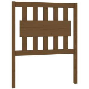 vidaXL Tête de lit Marron miel 80,5x4x100 cm Bois massif de pin pas cher