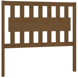 vidaXL Tête de lit Marron miel 205,5x4x100 cm Bois massif de pin pas cher