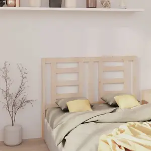 vidaXL Tête de lit 156x4x100 cm Bois massif de pin pas cher