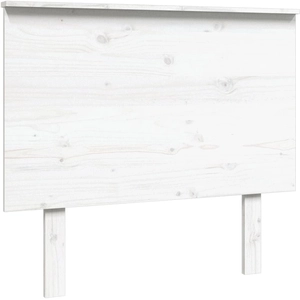 vidaXL Tête de lit Blanc 94x6x82,5 cm Bois massif de pin pas cher