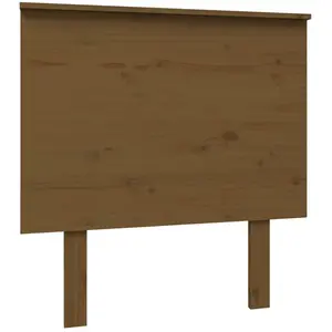vidaXL Tête de lit Marron miel 79x6x82,5 cm Bois massif de pin pas cher