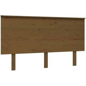 vidaXL Tête de lit Marron miel 139x6x82,5 cm Bois massif de pin pas cher