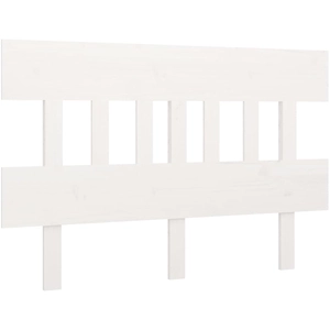 vidaXL Tête de lit Blanc 143,5x3x81 cm Bois massif de pin