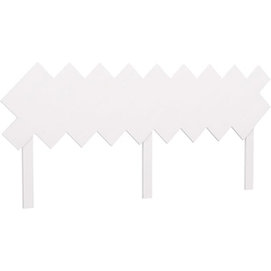 vidaXL Tête de lit Blanc 178x3x80,5 cm Bois massif de pin pas cher